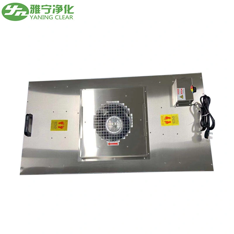 Filtre de ventilateur de conduit d'air Yaning Connect acier inoxydable 304 Unité de filtre à air du ventilateur unité de filtre HEPA FFU en usine