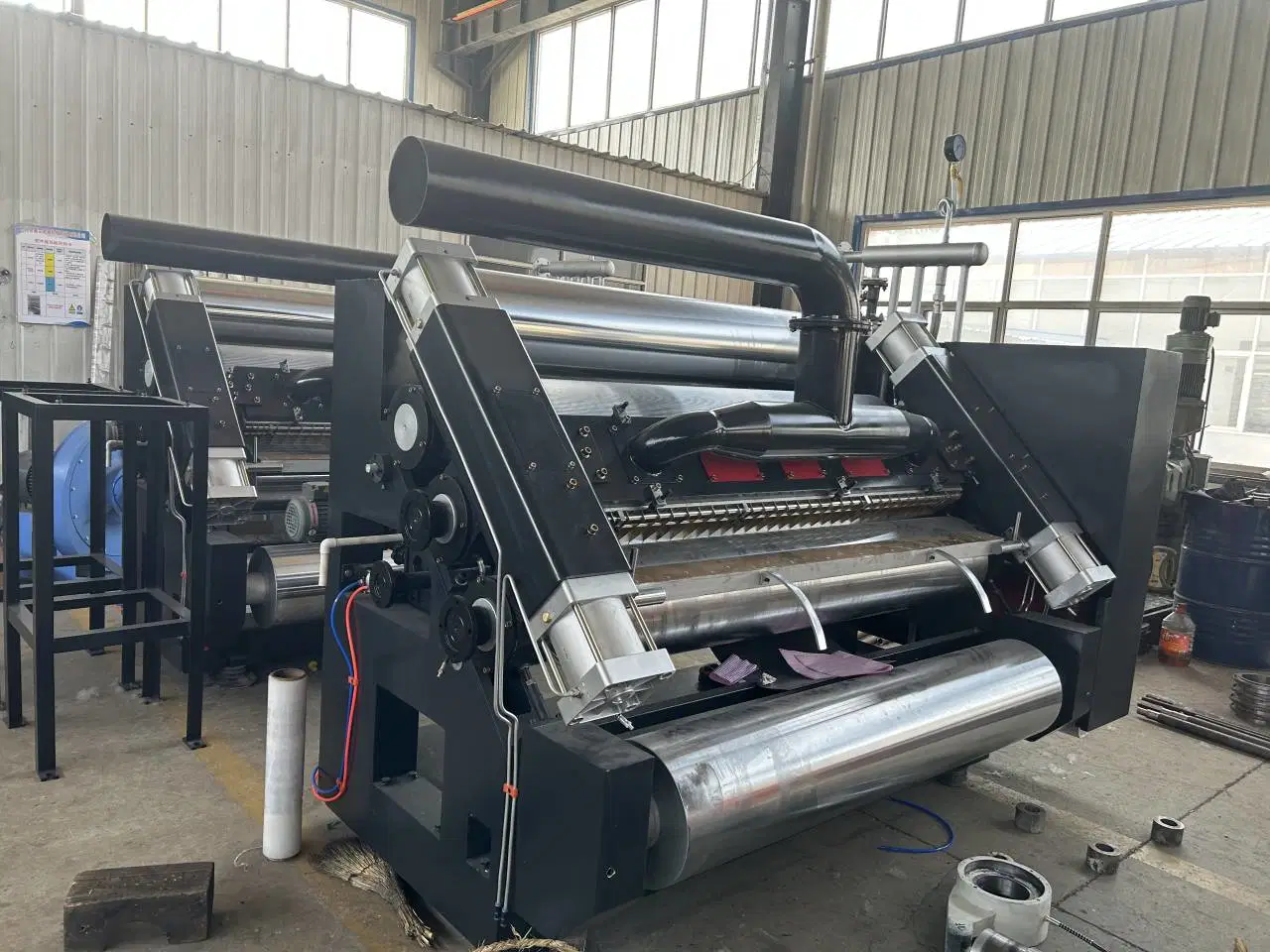 Single Facer Paper Corrugation Machine for Making Corrugated Carton