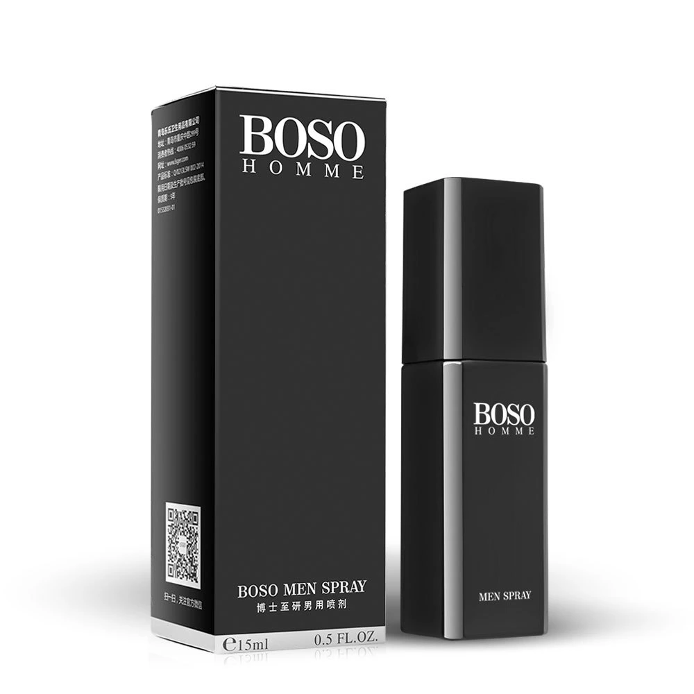 Boso 12 ml sexe produit délai pulvérisation sexe long temps Spray pour Homme