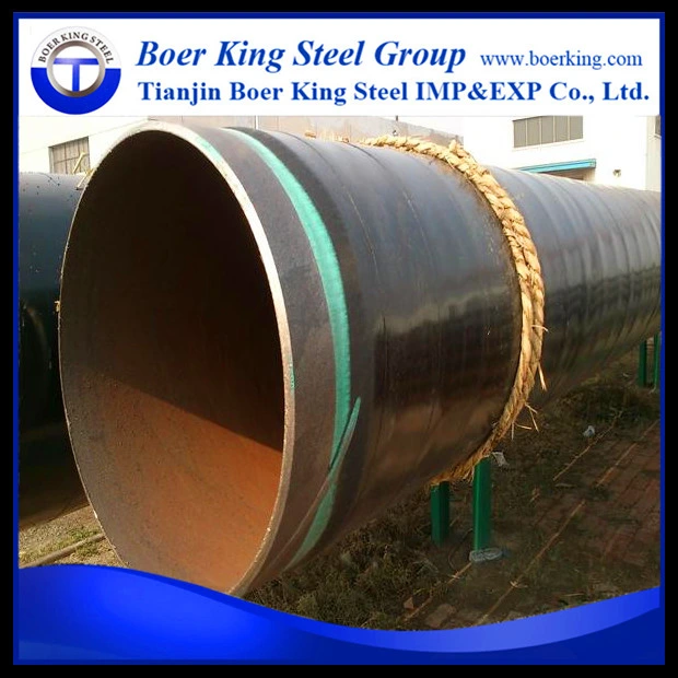 API5l, X42, X46, X52, X60, X65 St37.0 Mild Steel Pipe 3PE Coating Anti-Corrosion Spiral/ERW/SSAW Welded Steel Pipe