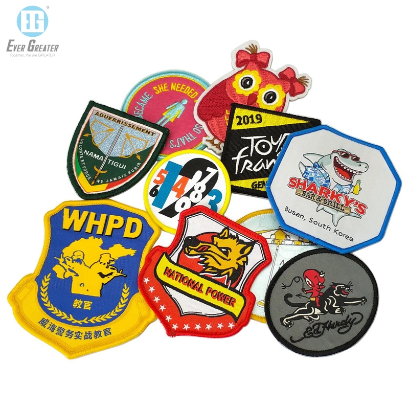 Custom High quality/High cost performance  Embroidery Iron on Woven Patch