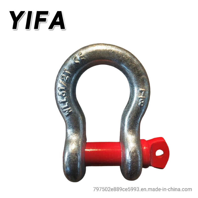 Matériel de gréage Us Type Vis Pin Anchor Shackle Bow Shackle G209 Shackle