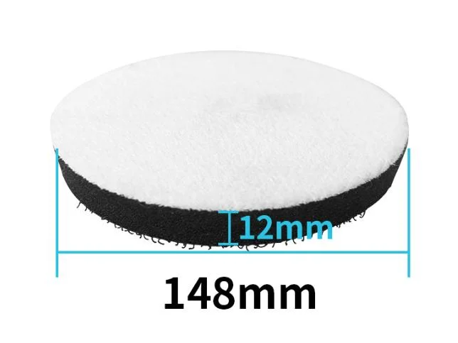 Pneumatic Dry Mill 3 Inch 5 Inch 8 Holes 9 Holes Sponge Buffer Pad 6 Inch Self Adhesive Sandpaper Machine Floppy Disk Sponge Protection Pad