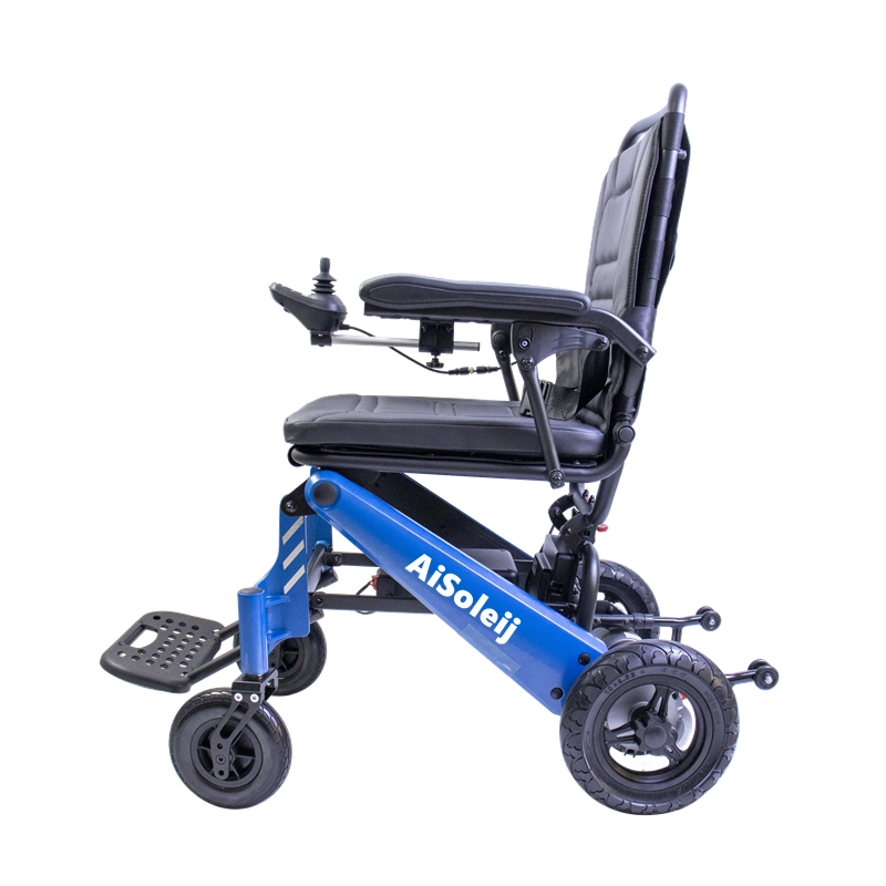 Ultra Light Magnesium Handicap Folding Power Electric Wheelchair