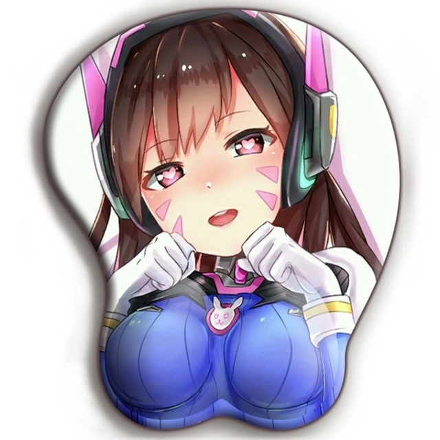 2020 Hot Selling Custom Anime Sexy Girl Big 3D Boob Breast Promotional Wrist Rest Mouse Pad