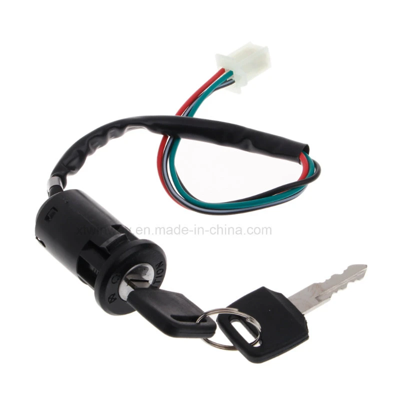 Ww-8131 Cg125 Motorcycle Parts Motorcycle 4 Wire Ignition Switch Lock Set