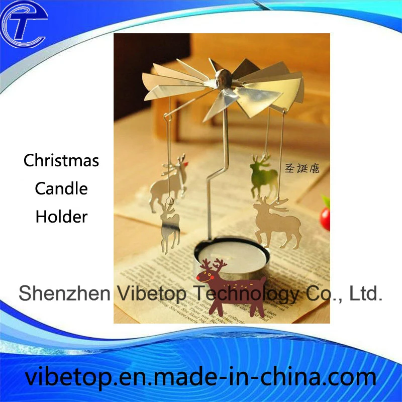 Creative Metal Candle Holder for Christmas Decoration