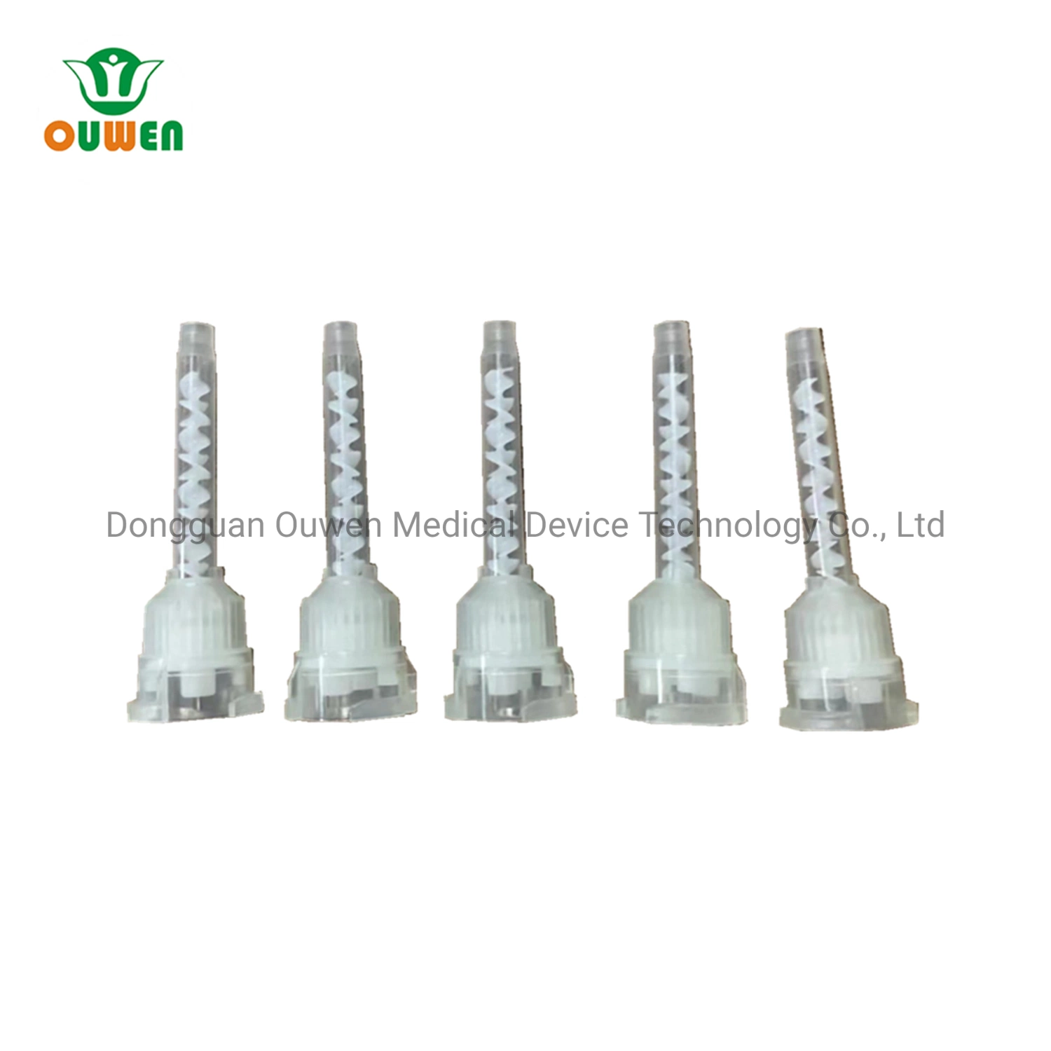 Dental Disposable Impression Mixing Tips Tubes Yellow Intraoral Tip