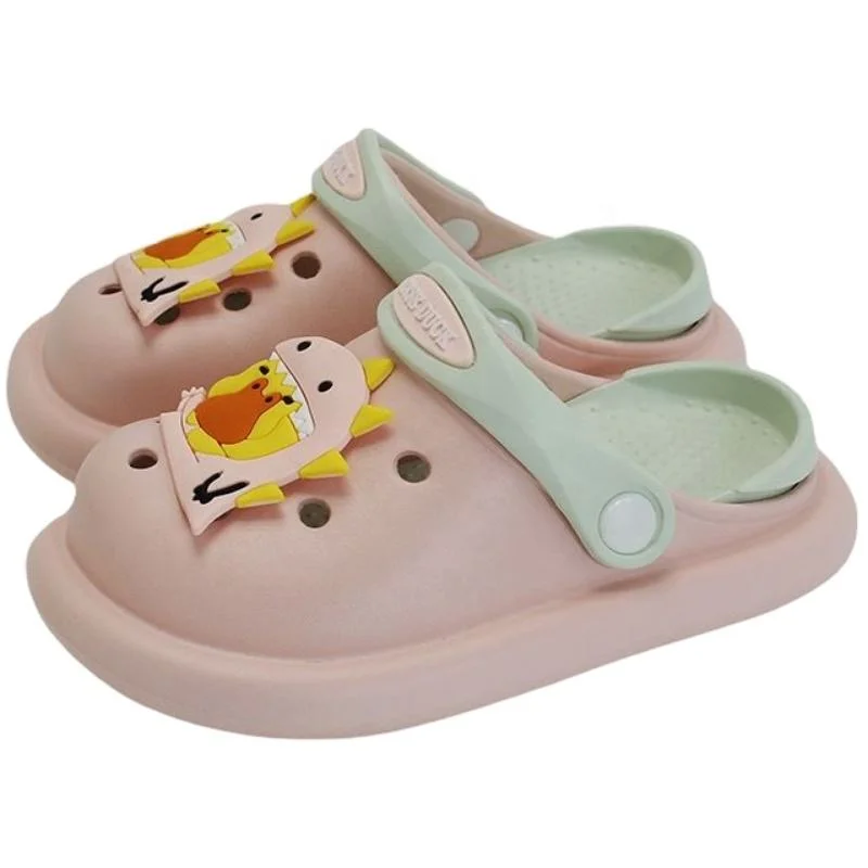Baby Summer Slippers Outdoor Cartoon Children's Beach Sandals Soft Sole Anti-Slip Indoor EVA Slippers for Kids
