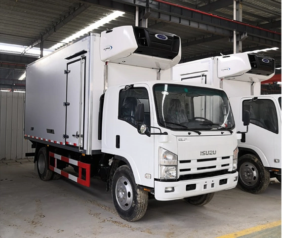 Nuevo 8toneladas 8 toneladas de refrigeración de 8Mt nevera Van carretilla con el transportista de la unidad de refrigeración