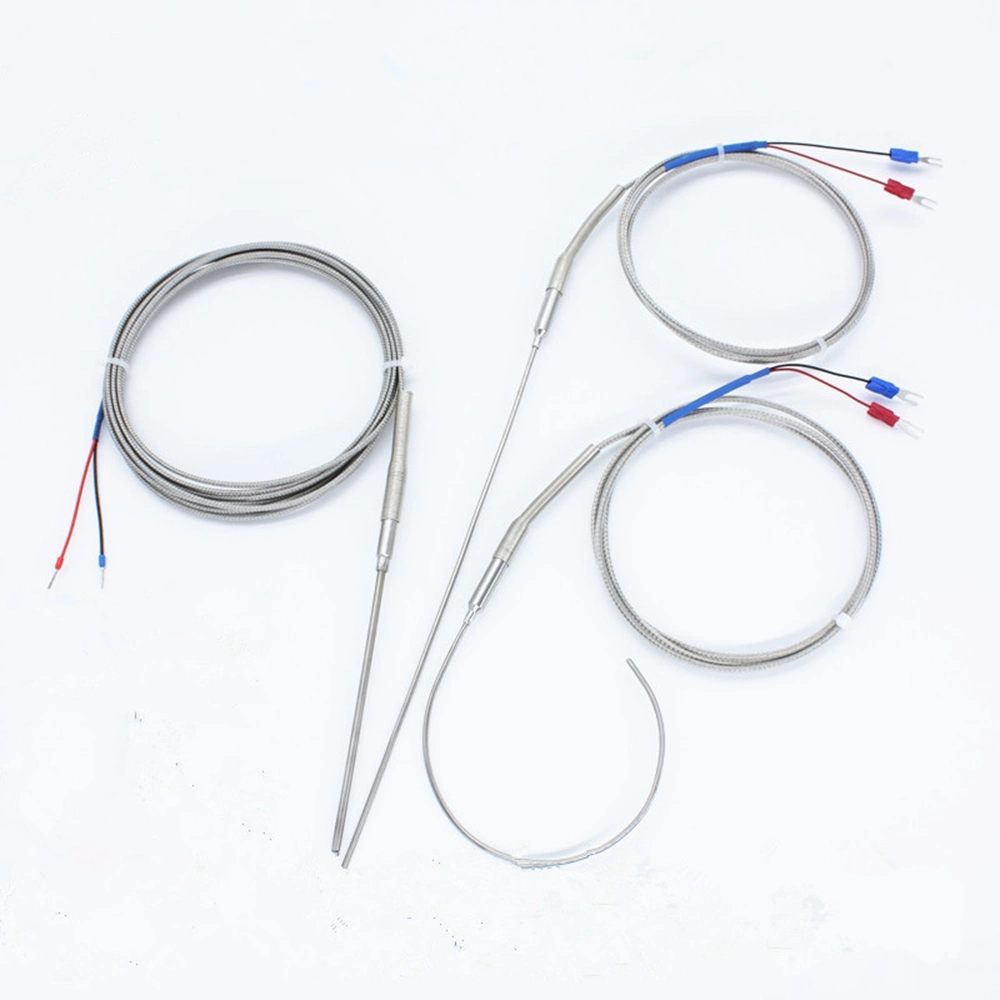 Manufacture PT100 3 Wire 4 Wire Stainless Steel Probe Rtd Thermocouple Temperature Sensor