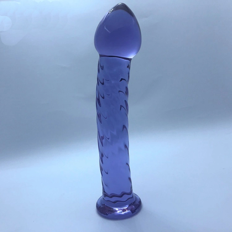 Bdsm Ice Fire Simulation Stick Anal Plug Masturbation Crystal Glass G-Point Anal Plug Sex Toys Anal Beads for Couple Sex Game