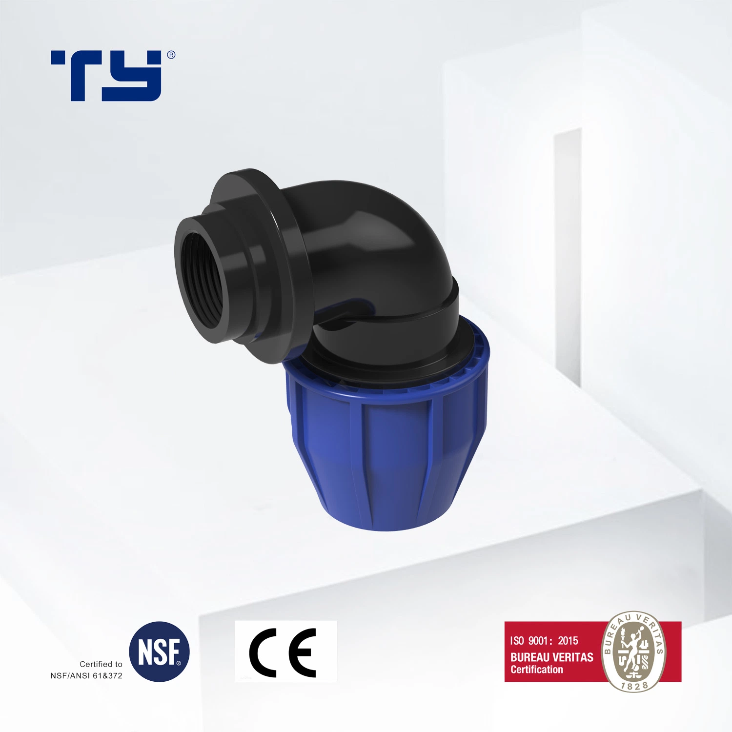 Ball Valve PP Agricultural Gardening Pipe Fitting Standard Plastic for Supply Water