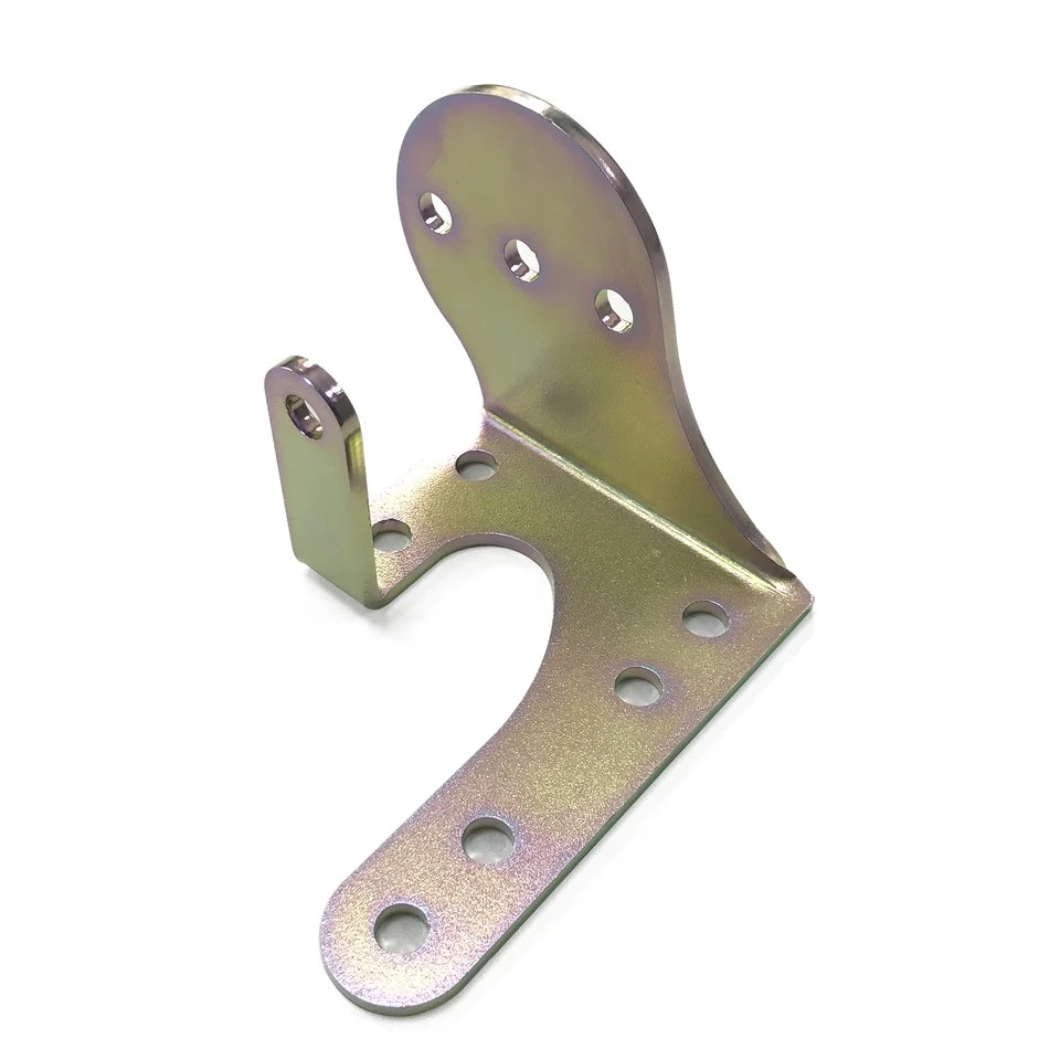 Sheet Metal Fabrication Bending Services Punching Zinc Plated Bracket