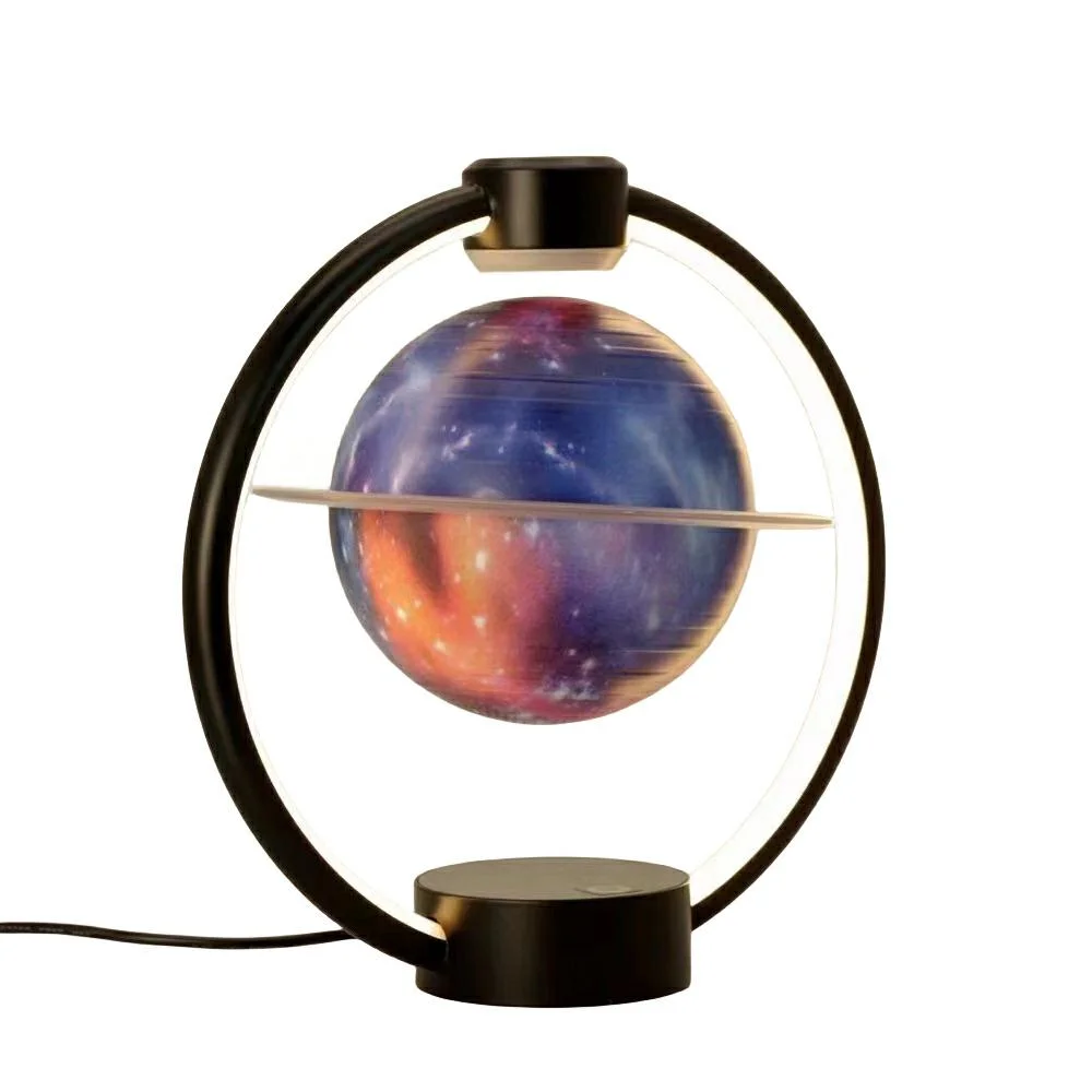 Levitation Speaker, Romantic 3D Sound Touch Control 360 Degree Rotating Magnetic Floating Bluetooth Speaker Lamp Stereo for Party for Computer