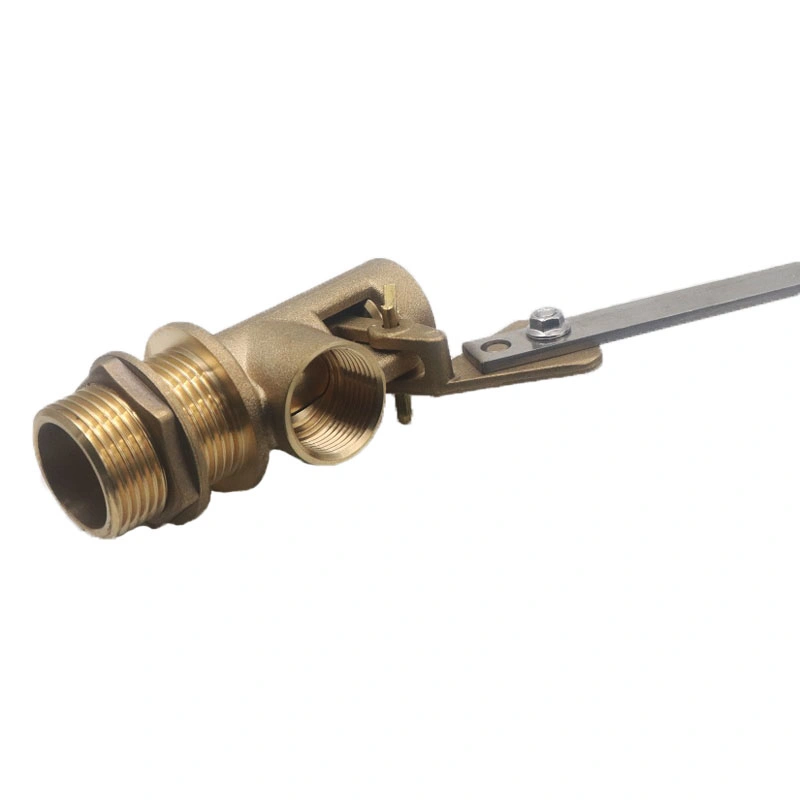 Adjustable Brass Float Valve Male Thread with Level Regulation and PVC Ball