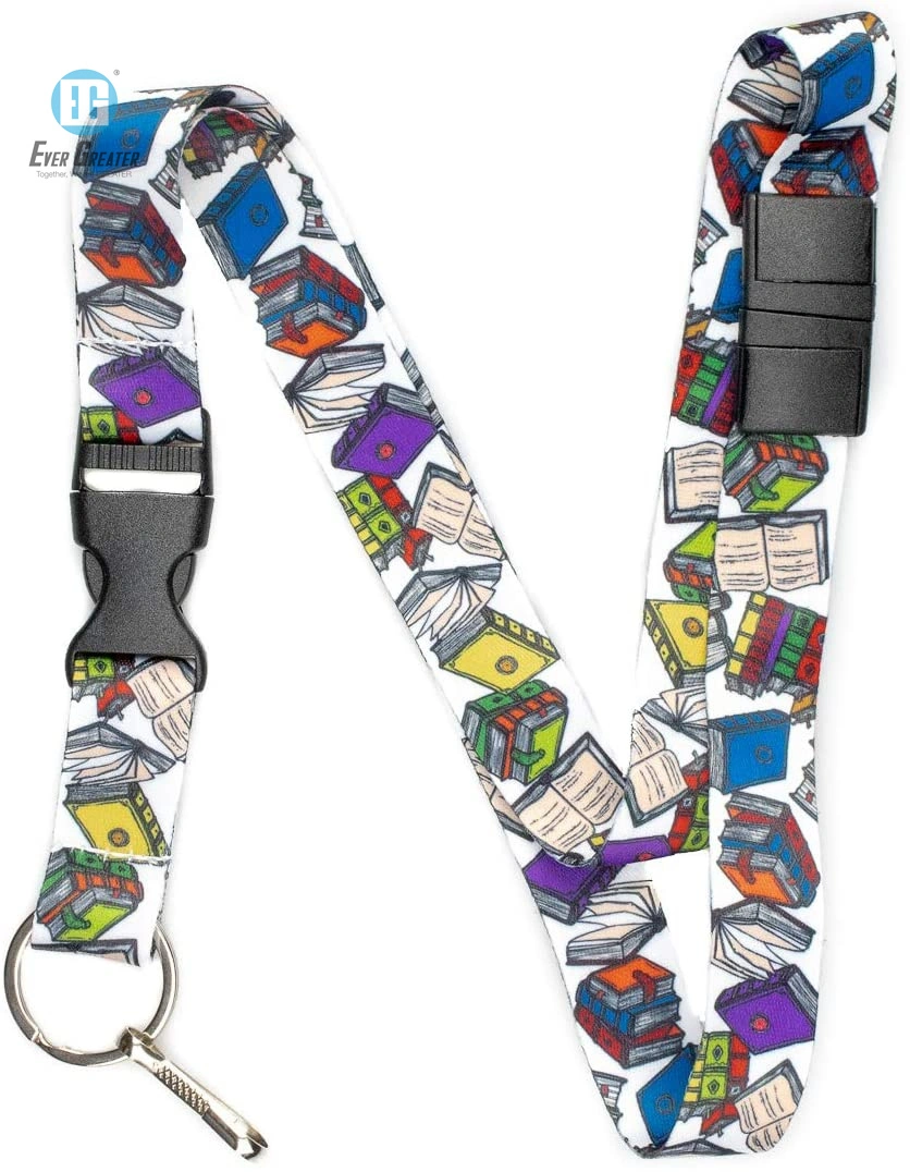 Schlüsselanhänger Lanyard Bling off weiß und ID-Halter