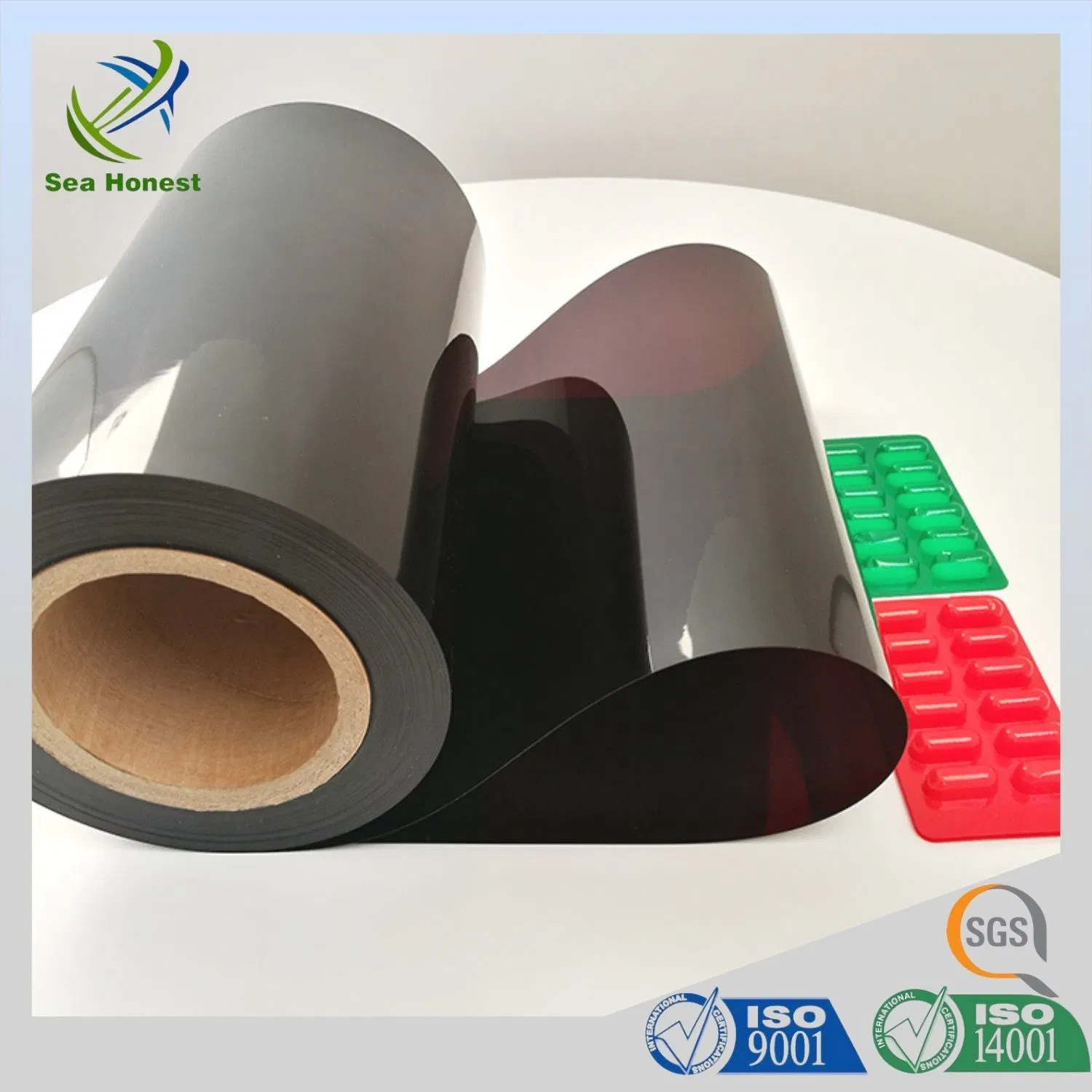 300microns Pharmaceutical Grade Transparent Rigid PVC Film Blister Packing PVC Rigid Film