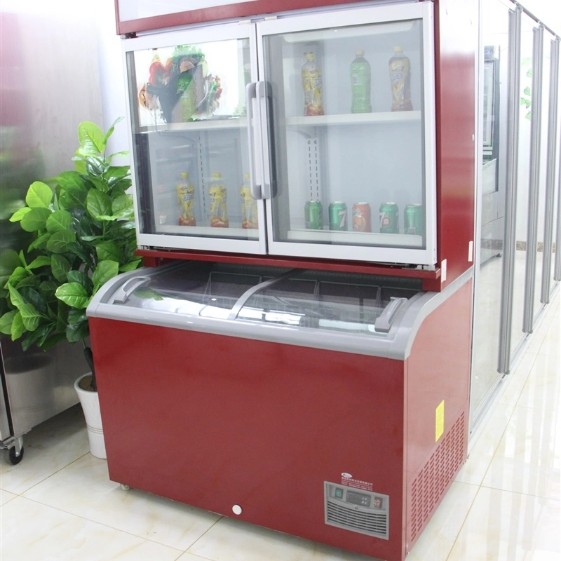 Supermarket Commercial Display Portable Refrigerator and Freezer