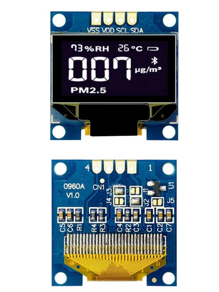 0.96-дюймовый OLED-дисплей I2C 128 х 64, желтый-синий, для медицинского применения