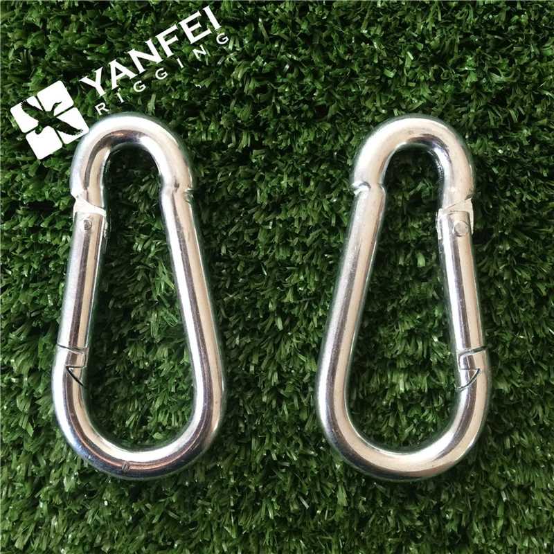 Stainless Steel AISI316/304 Spring Snap Hook with Eyelet