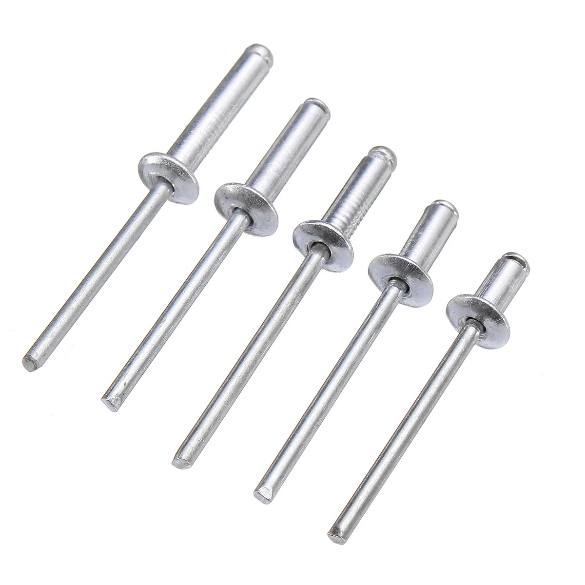 Bouton d'Ongles rivet aveugle de tête de clou de la taille, DIN Pop de l'acier en acier inoxydable aluminium Bright (non enrobé) GB