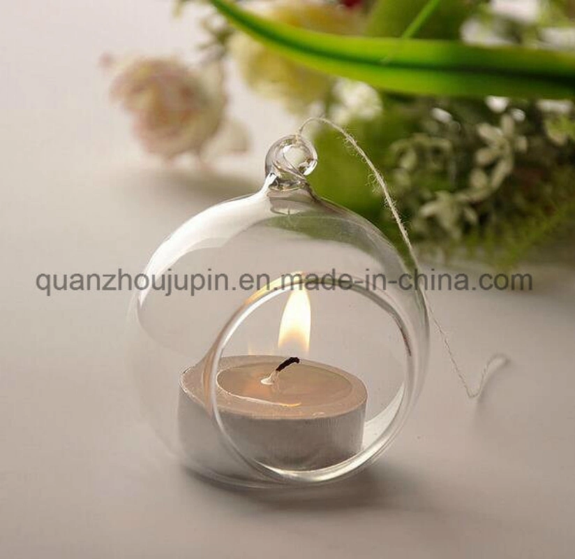 Custom Promotional Decorative Glass Hang Candle Stick Holder