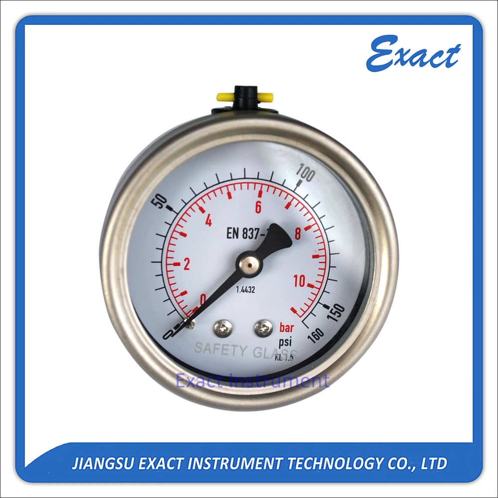 Liquid Filled Manometer-Back Mount Manometer-Stainless Steel Pressure Gauge