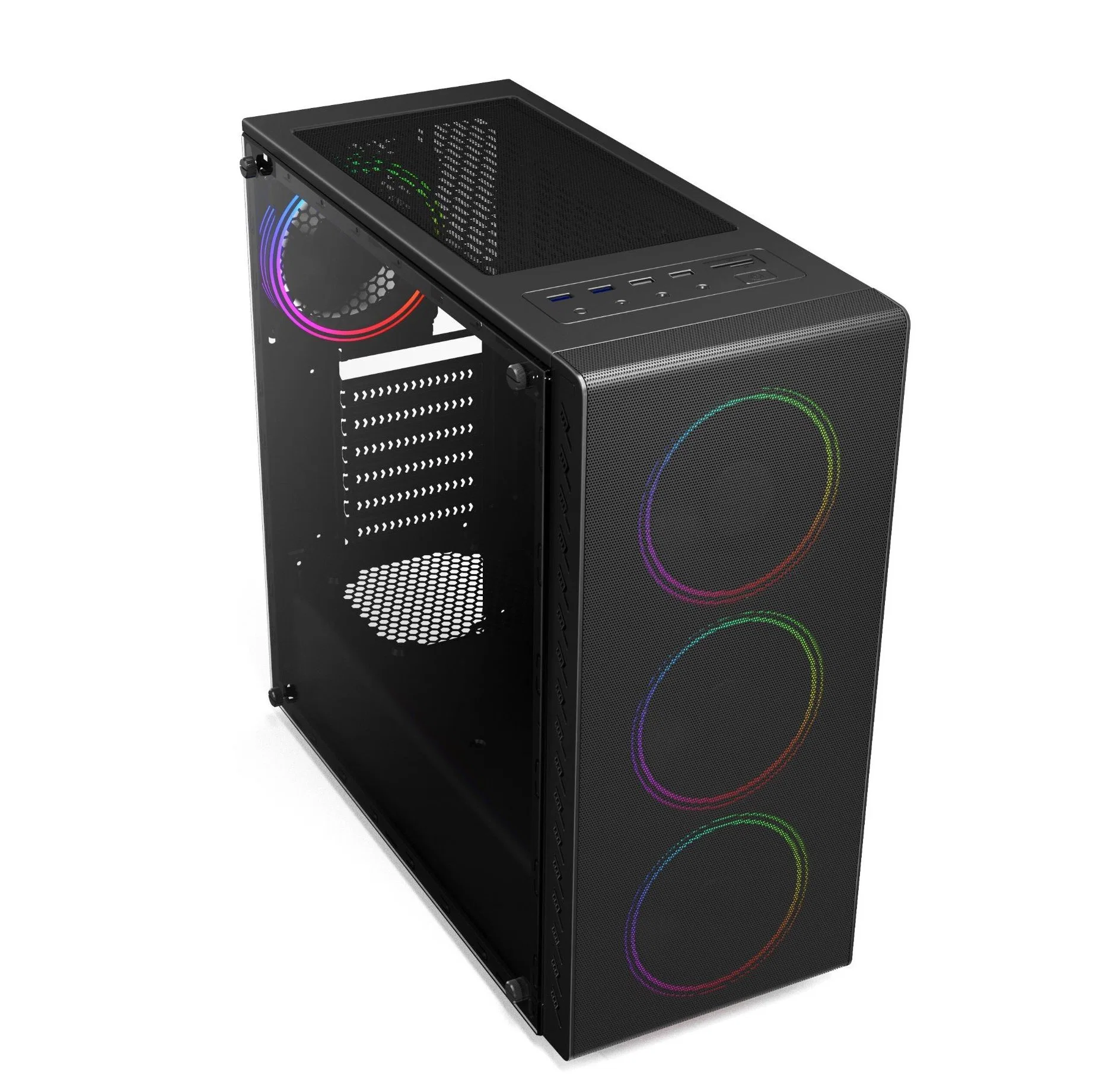 Hot Sale ATX Gaming Case Computer Parts Computer PC Case with Steel Mesh Design

Vente chaude Boîtier de jeu ATX Pièces d'ordinateur Boîtier d'ordinateur avec design en maille d'acier