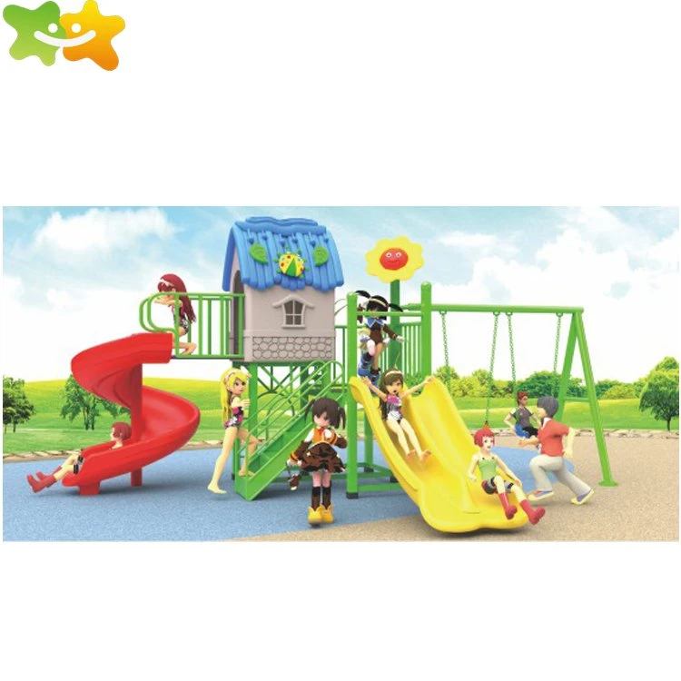 As Crianças Piscina infantil Playground Slides de equipamento com conjunto de Giro