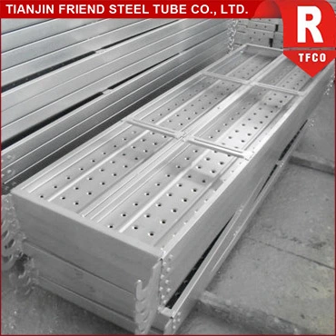 منصة من الفولاذ المثقب ذات السقالات من نوع Planck Steel Board من الفولاذ، وممشى السقالات من نوع Cat لوح خشبي معدني من وضعية البلانك لوح من الفولاذ على طريقة لاهر لمدة الاستخدام في البناء