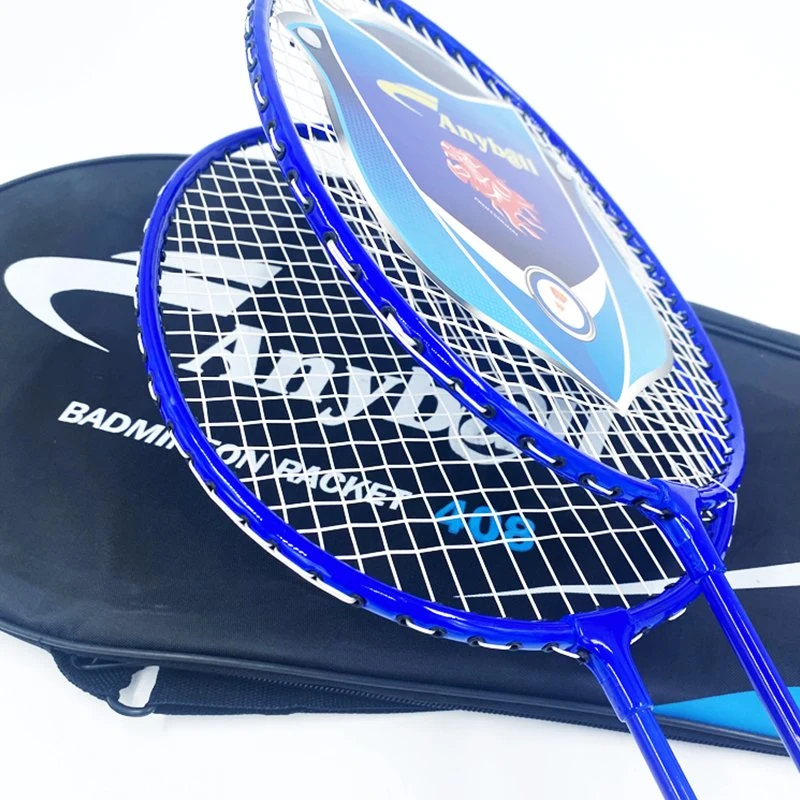 Anyball Racquet Top Brand Steel Badminton Racket Paddle High quality/High cost performance  Professional Badminton Racket