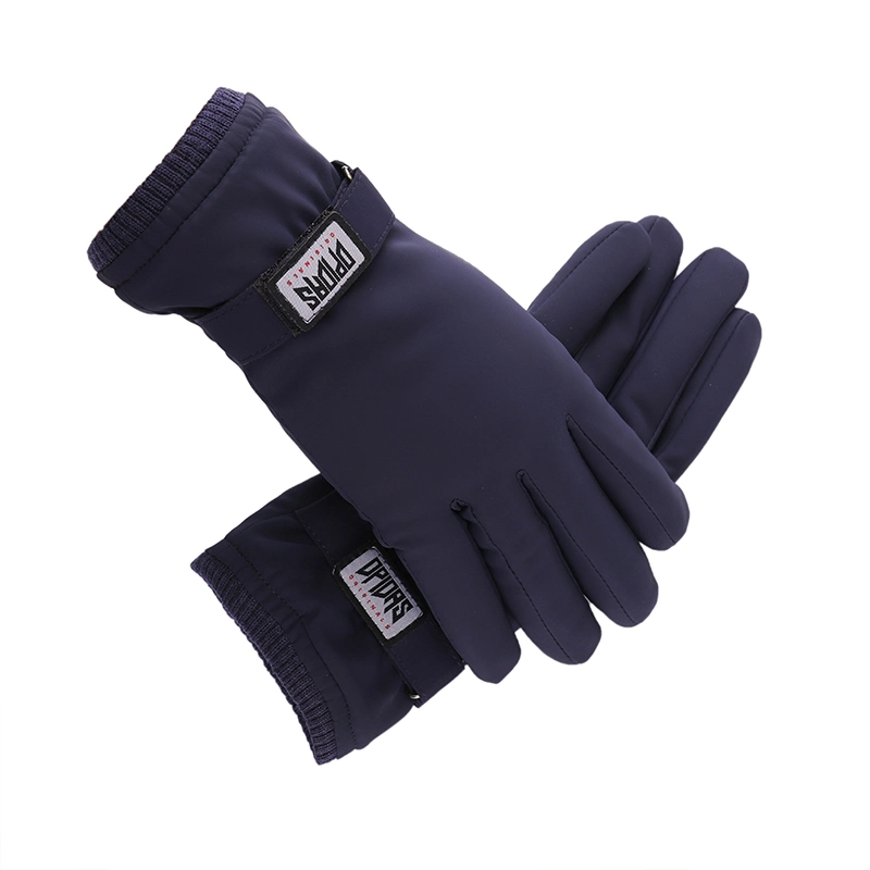 Polyester on The Outside and Velvet on The Inside Touchscreen Winter Warm Gloves