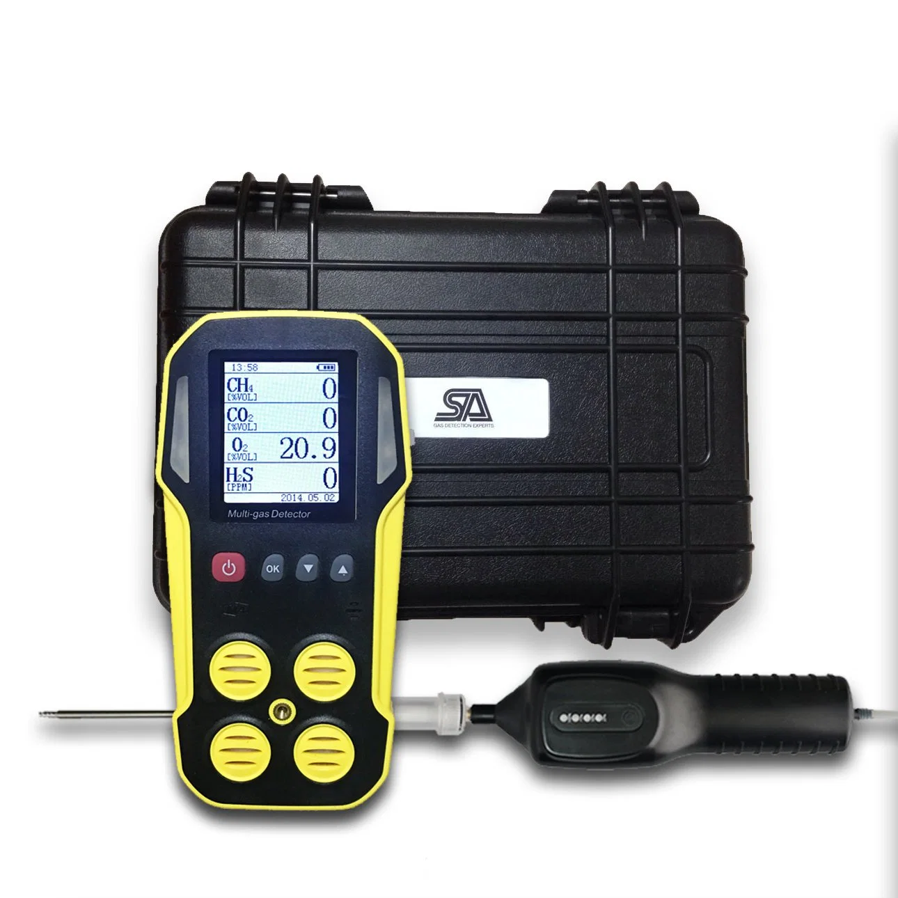 Biogas Analyzer From Portable Biogas Detector Manufacturer with Gas Sampling Pump