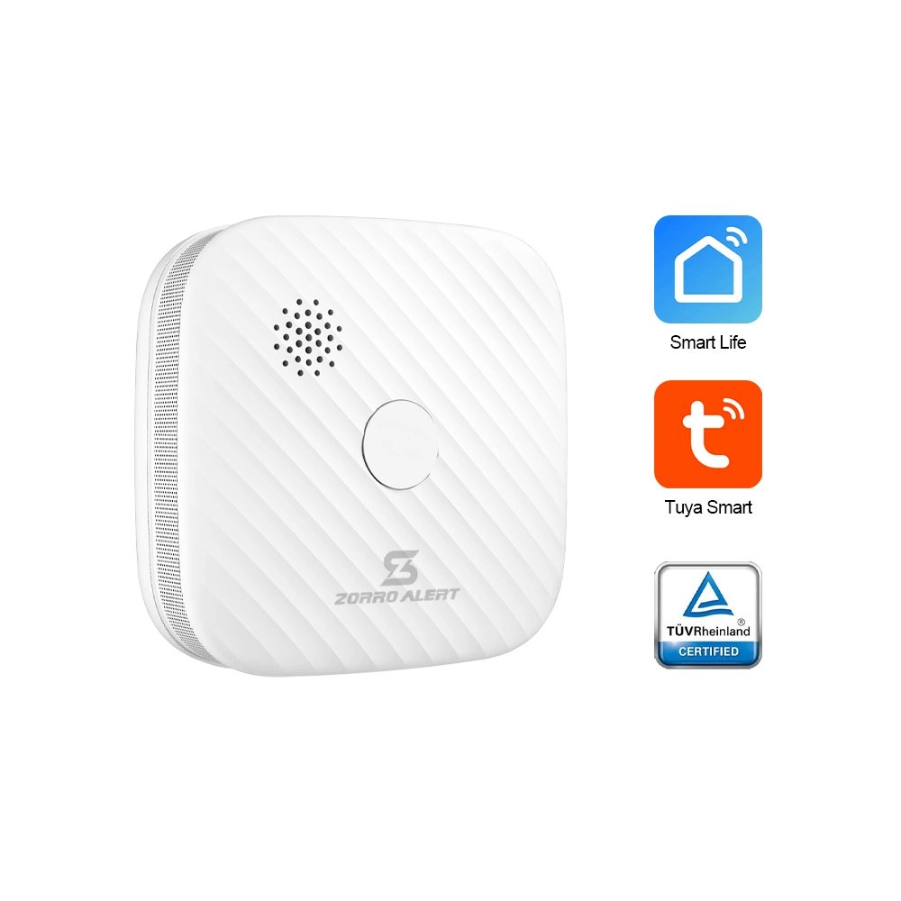 Fire Protection Security Systems Wireless WiFi Smoke Detector