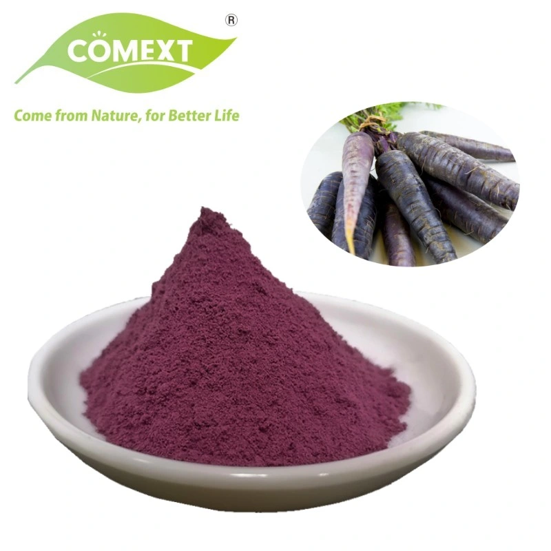 Fábrica Cpmext melhor abastecimento a granel puro Pó Vegetais Rabanete Roxo de cenoura em pó