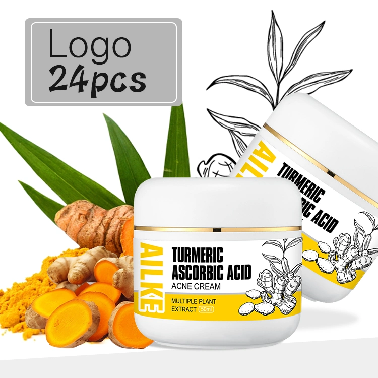 Turmeric Skincare Wholesale/Supplier Pore Acne Treatment Pimple Removal Facial Cream for All Skin Types