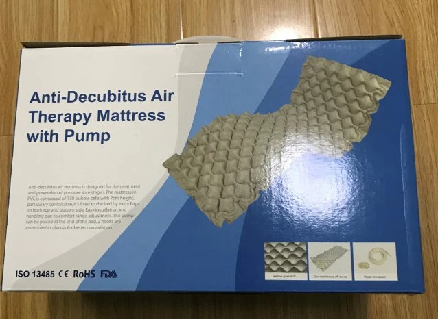 La pression de maux de matelas à air s'adapte lit d'hôpital standard