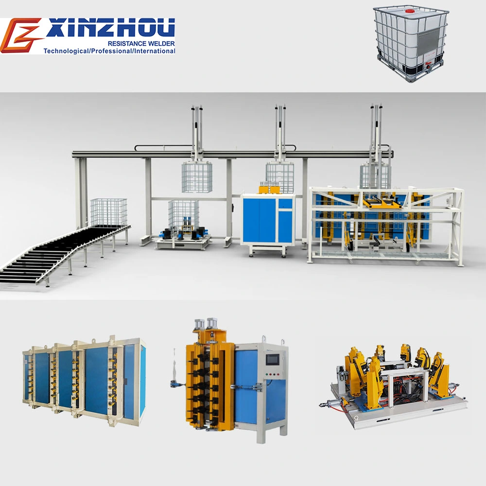 H-Q IBC Cage Tank Frame Welding Machine Production Line