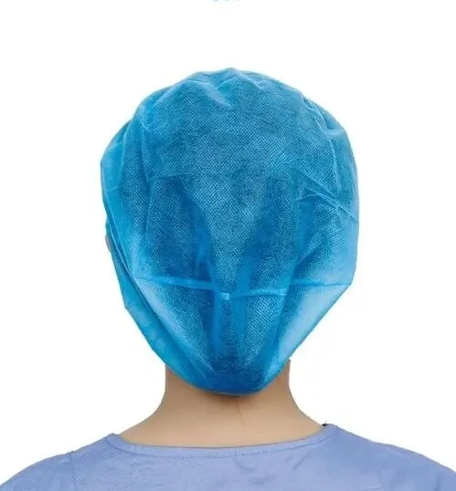 Medical Instrument 1/6factory Hot Sale Non Woven Disposable Bouffant Caps for 100% Safety CE/FDA Top Prices