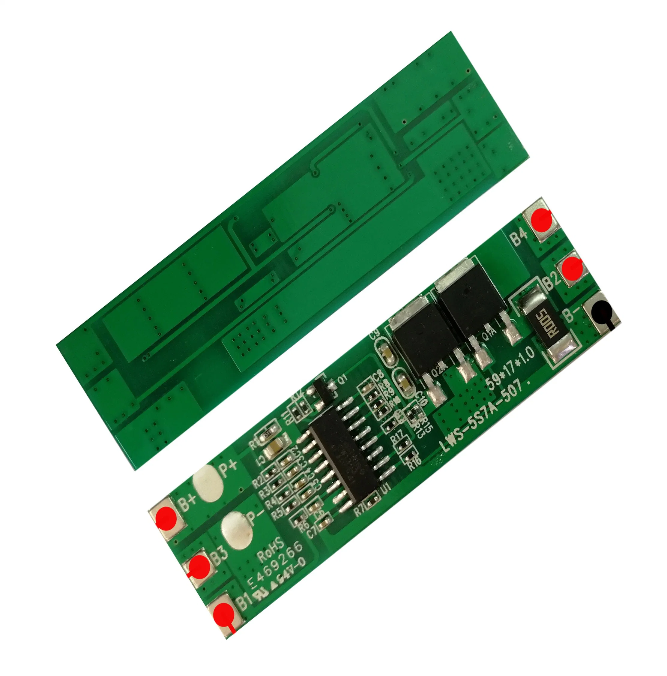 Banco de potencia de Shenzhen Placa PCB el desarrollo de Li-ion BMS 5s7a