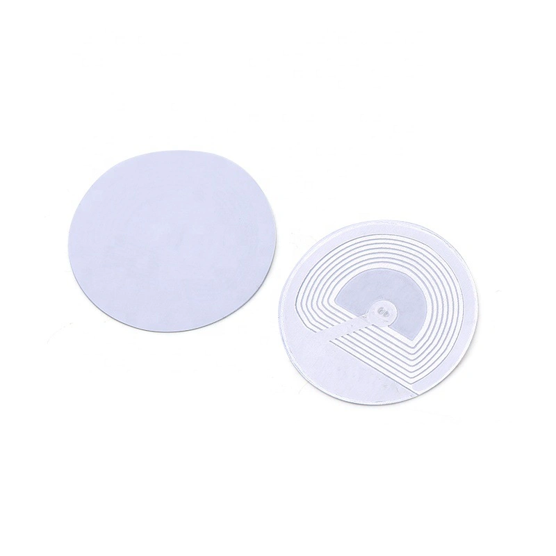 EAS RF Round Label 8.2 MHz Loss Prevention Anti Theft Self Adhesive Clean Sensor for Retail Store