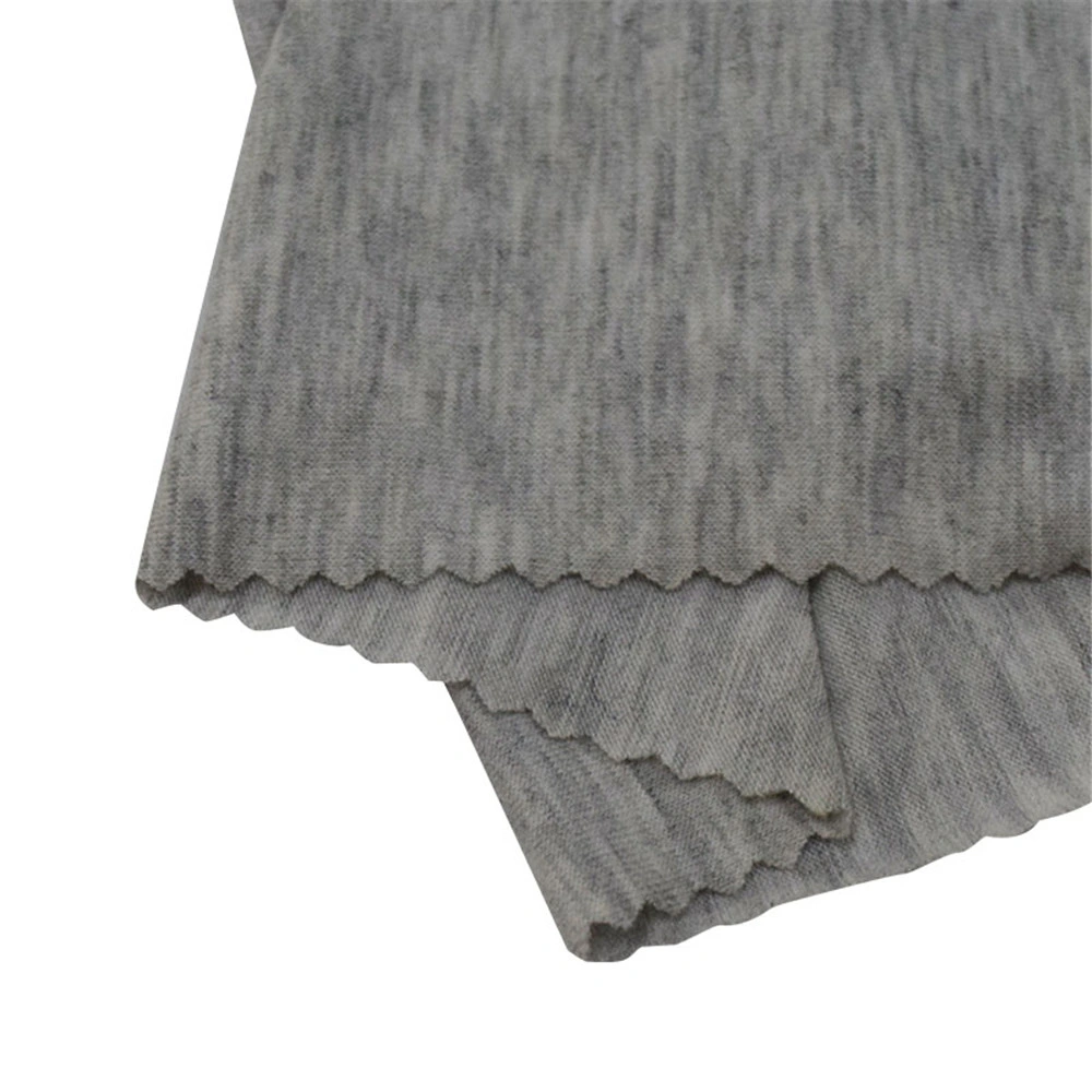 Fashion Soft Elastic Cold Cotton Rayon Grey Fabric