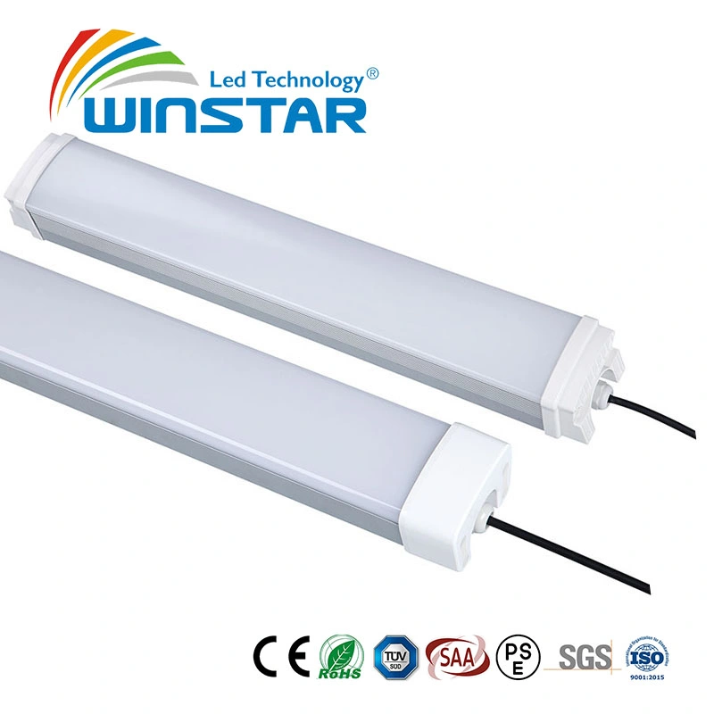 0-10V Dimmable 60W 150lm Ceiling Triproof Light LED Fixture