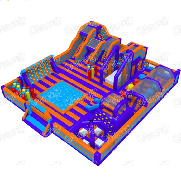 Hi Quality Inflatable Theme Park Obstacle Course Indoor Playground