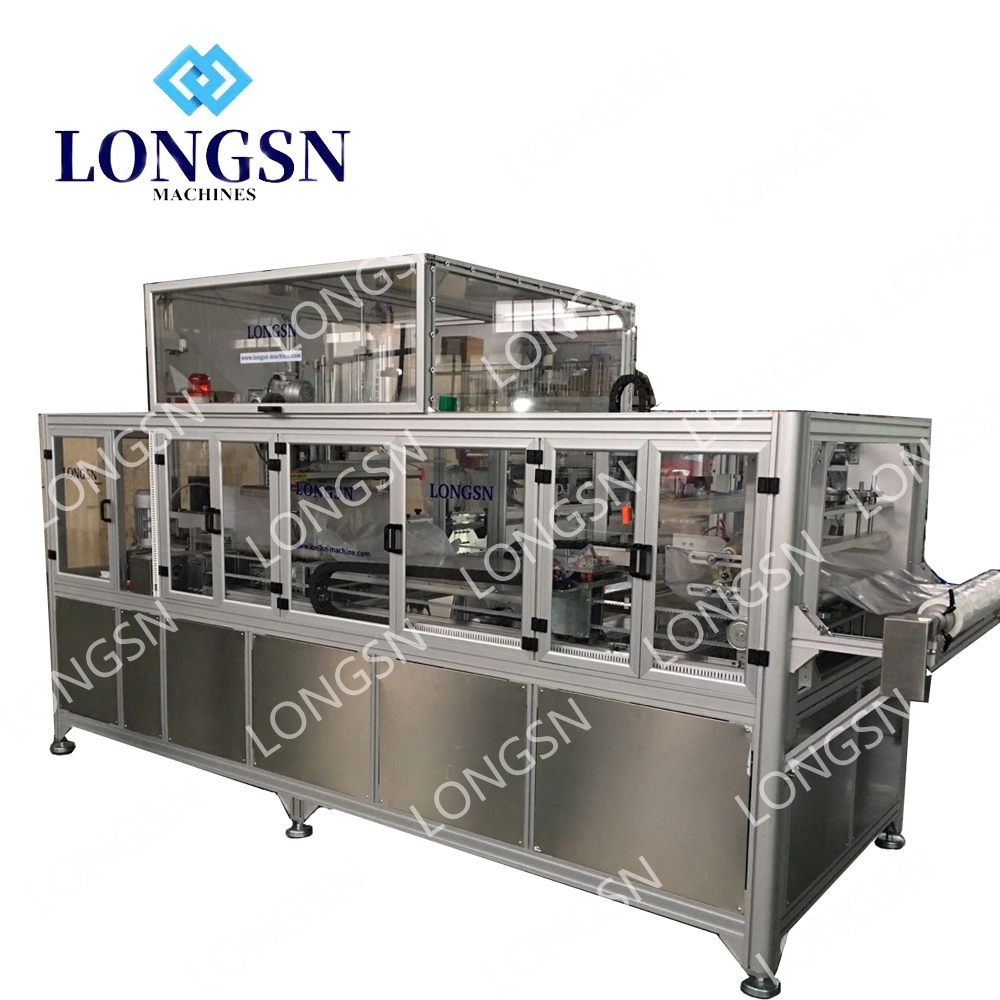 Automatic Empty Bottle Bagging Machine Liquid Bottle Packing Machine with Certified