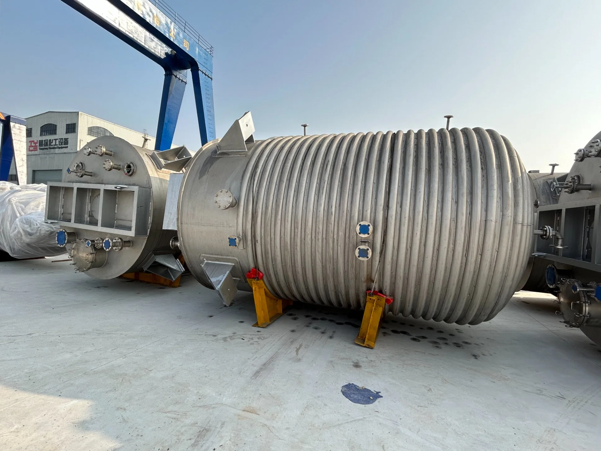 Outer Disc Tube Reactor Stainless Steel Petrochemical and Liquor Industry Pressure Vessel