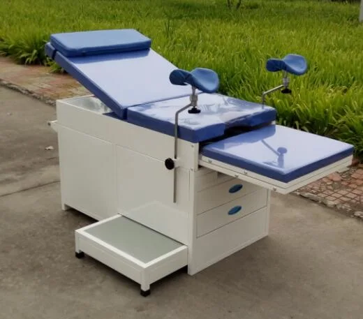 Hochey Medical Hospital Gynecological Examination Table with 3 Drawers