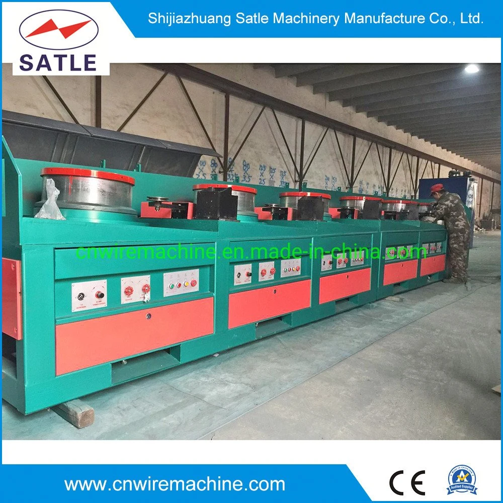 High Speed Automatic Continue Dry Type Steel Wire Straight Line Metal Wire Drawing Machine for Steel Fiber Spring Wire