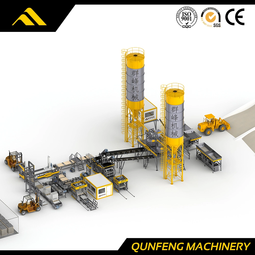 Hochwertige Ziegelmaschine (QF1000) \Block-Maschinen\Block-Herstellung Maschine
